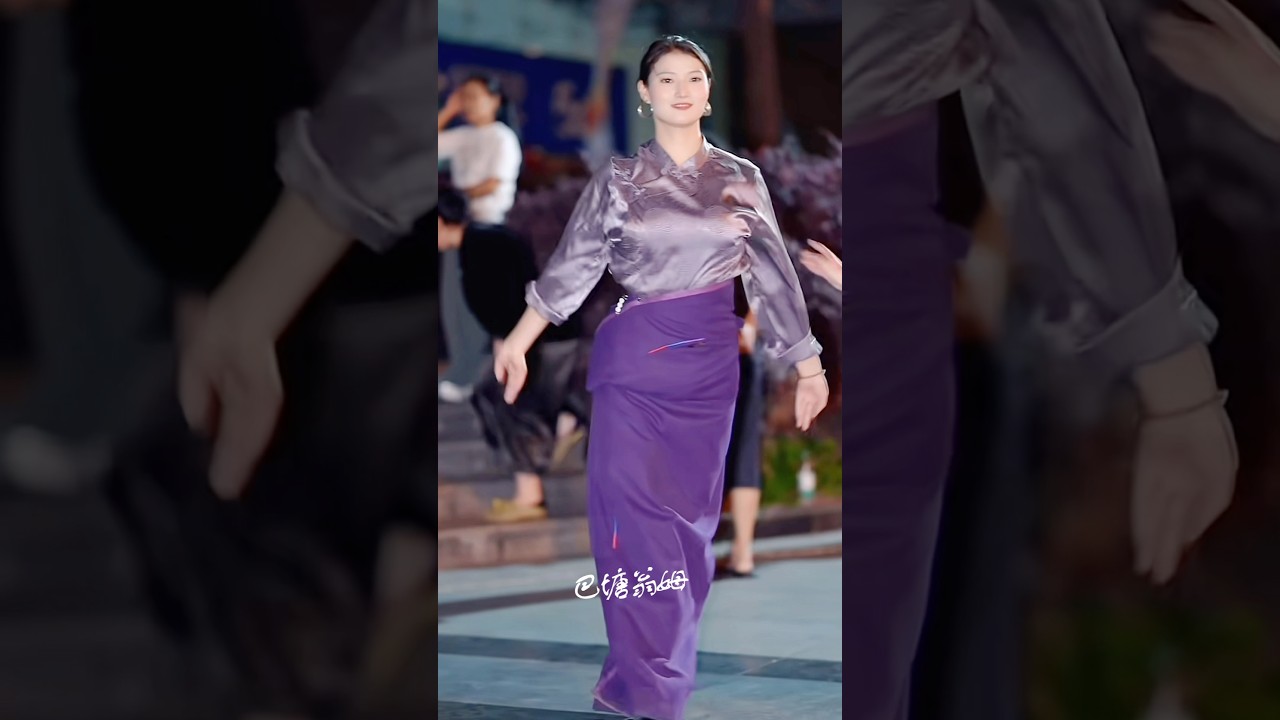 美美的巴塘翁姆*藏族舞.鍋莊舞*锦外藏族灵魂舞者 #xiaolitv