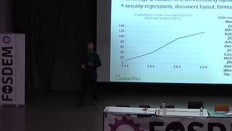 FOSDEM 2013 Brussels: LibreOffice: cleaning and re-factoring a giant code-base