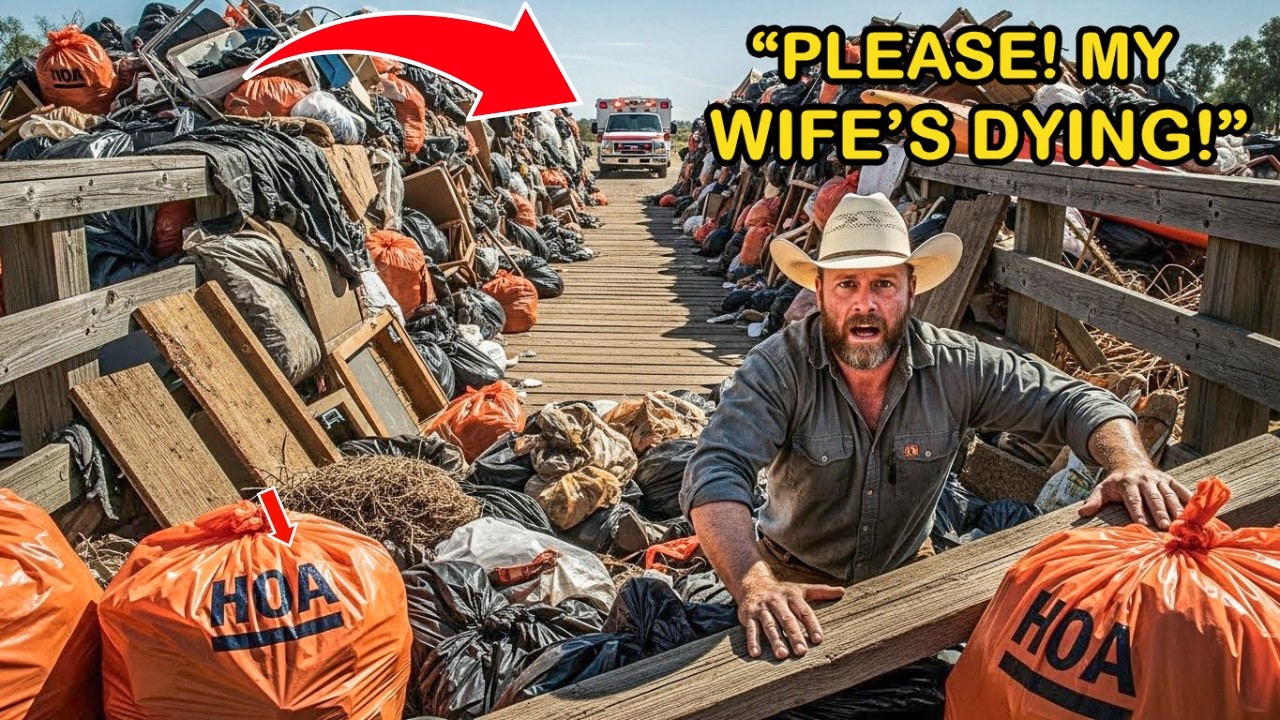 I Needed an Ambulance for My Wife — Then HOA Karen Blocked My Bridge With Trash!
