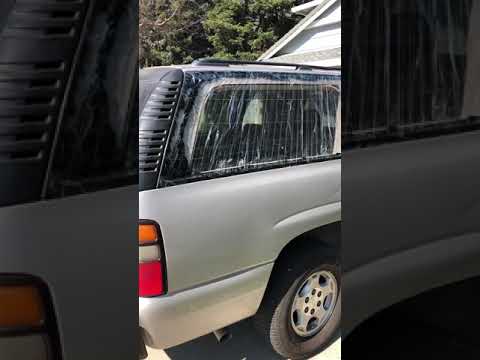 How to temporarily fix a broken window for cars and trucks.