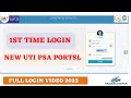 FIRST TIME LOGIN ON NEW UTI PORTAL
