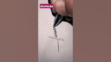 Humaira Name Signature Style ✍️ | Learn Impressive Signature | #shorts #writing #handwriting
