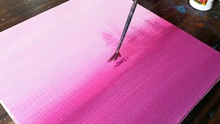 Details PINKSCAPE / Acrylic Landscape Painting Demo / Easy & Relaxing / Daily Art Therapy / Day #0272 Guide