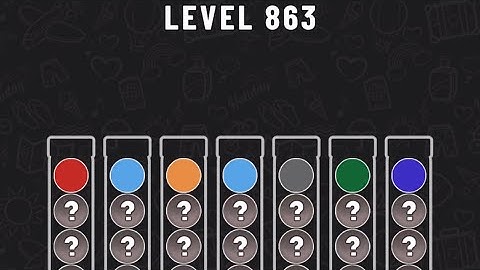 Ball Sort Puzzle Level 863 #ballsortpuzzle #ballsortpuzzlegameplay #puzzlegame #mobilegames
