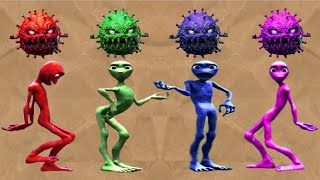 dame tu cosita - wrong heads - yeşil uzaylı - top superheroes - puzzle - green - alien - dance