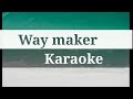 Way Maker l Track l English Christian Song Karaoke l Worship Song Karaoke