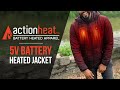 Actionheat battery heated jacket  actionheat heated clothing