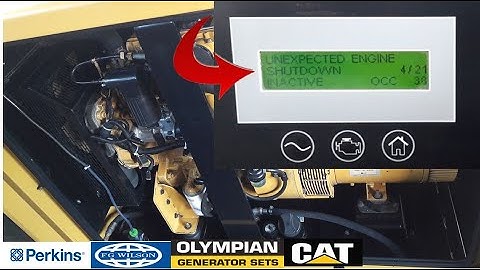 Unexpected engine shut down symptoms. #generator #1millionsubscribers