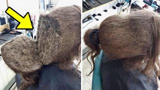 Girl Refuses to Comb Her Hair, Then the Hairdresser Discovers the Heartbreaking Reason