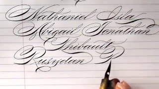 Writing Names in Calligraphy 2