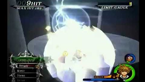 Kingdom Hearts 2 Final Mix Data Larxene - Level 1 No Ability + No Damage