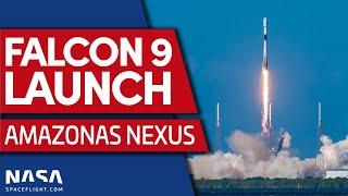 SpaceX Falcon 9 Launches Amazonas Nexus Satellite