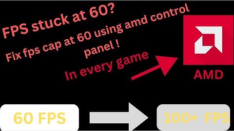 Fix fps stuck at 60 in any game | Amd Card | Gaming solutions