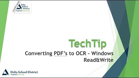 Read&Write Scanner Windows