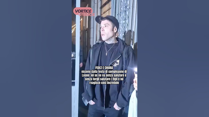 Fedez e Chiara paparazzati fuori dalla festa festa del figlio Leone