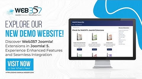 Explore the Web357 Joomla! Demo Website