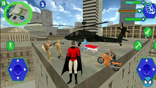 Flying Superhero City Rescue Rope Hero - Rescate la ciudad de superhéroes #1 Android Gameplay screenshot 5