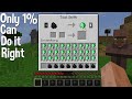 ONLY 1% Of Players can Do It Right In Minecraft