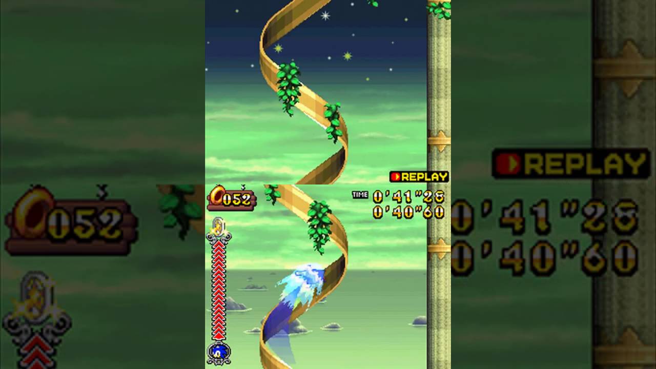 Sonic Rush Adventure - Sky Babylon Act 1 (Sonic) in 1:24:35