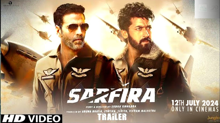 SARFIRA Official Trailer | Akshay kumar | paresh rawal | surya | Sarfira official Trailer Hindi