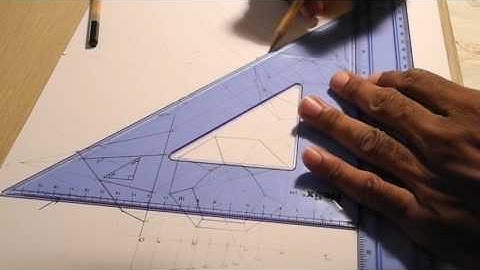 How to create an Octagonal Pyramid auxiliary projection [part 2]