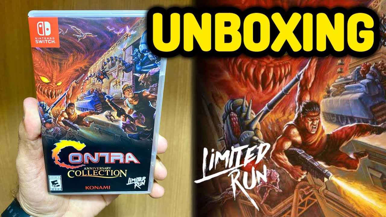 CONTRA ANNIVERSARY COLLECTION UNBOXING (NINTENDO SWITCH) - YouTube
