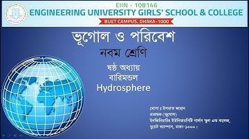 EUGSC, Class 9, Sub-Geography (Lecture 51), Chapter 6, Most. Ishrat Jahan, Date- 18-08-2021