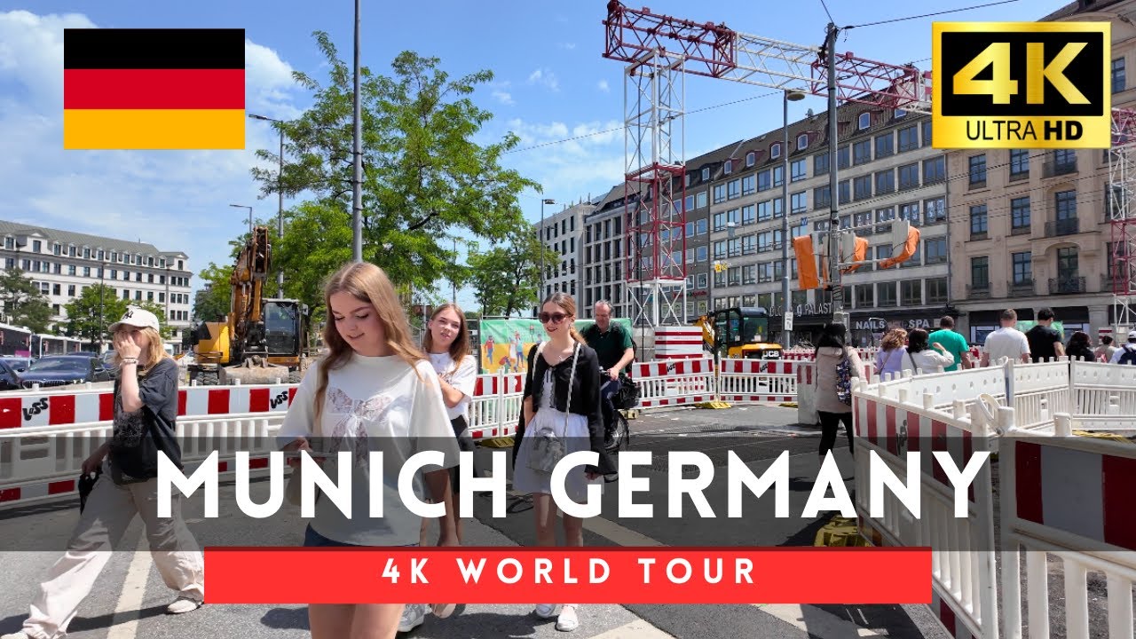 🇩🇪Munich, Germany Walking Tour - 4K Downtown tour｜Jun 2025