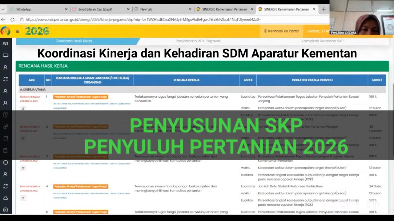 Penyusunan SKP Penyuluh Pertanian Tahun 2026 | Ngobras Vol. 04 Tahun 2026