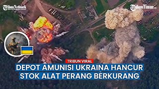 Brutal! Rudal Iskander Rusia Hantam Habis Markas dan Depot Amunisi Pasukan Kyiv