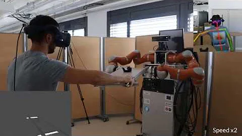 Collaborative dual arm manipulation