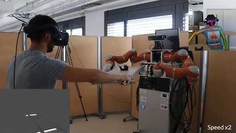 Collaborative dual arm manipulation