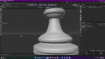 #cinema4d  Tutorial - How to Model a Chess Set #Pawn