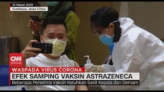 Mengenal Gejala dan Efek Samping dari Vaksin AstraZeneca