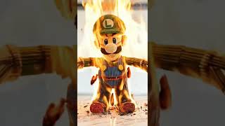 Matchstick SUPER LUIGI Burnin🔥Which character should be the next to burn? Leave it in the comments