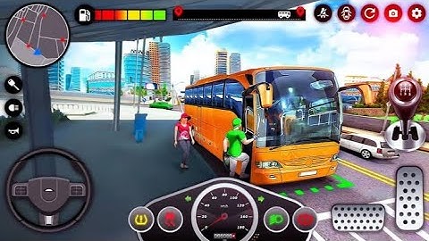 Universal Bus Simulator : City Coach Bus Simulator 3D Gameplay Part 2 - Harini Game Android Gameplay