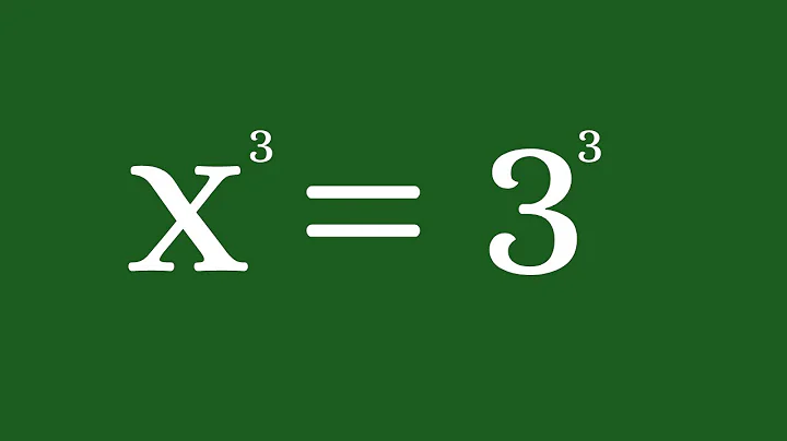 A Beautiful Exponential Equation | Can You Solve This?