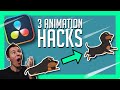 3 easy tricks for cartoon animation in resolve  blackmagic fusion tutorial wiener cannon tut