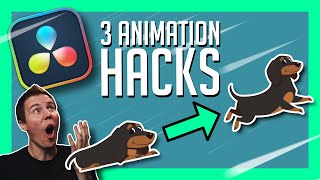 3 Easy Tricks for Cartoon Animation in Resolve!  Blackmagic Fusion Tutorial (Wiener Cannon Tut)