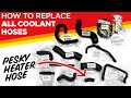 How to: Replace EVERY Coolant Hose on FZJ80 80-Series Toyota Land Cruiser, feat. Pesky Heater Hose