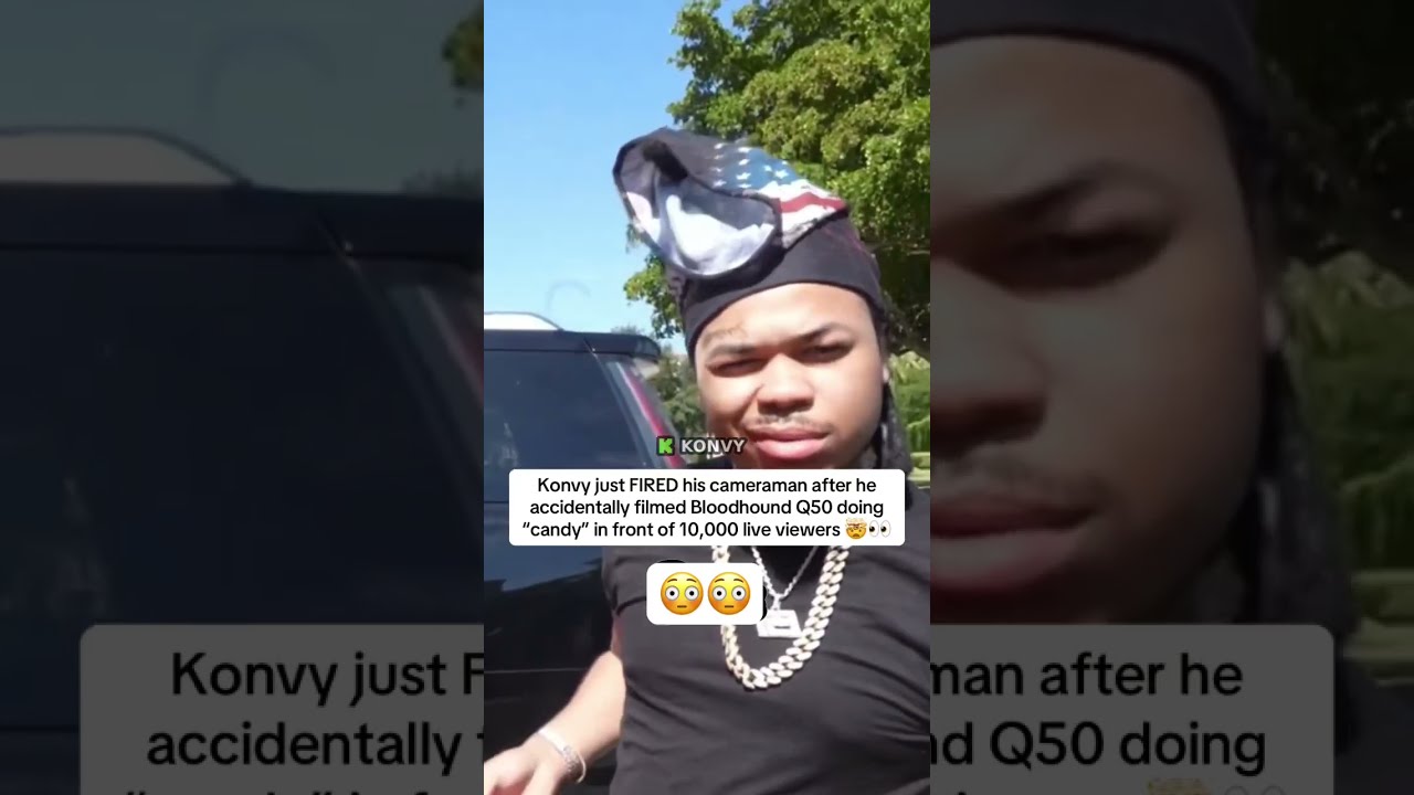 Konvy Just FIRED His Cameraman After He Accidentally Filmed Q50 Bloodhoundq50 Bloodhound