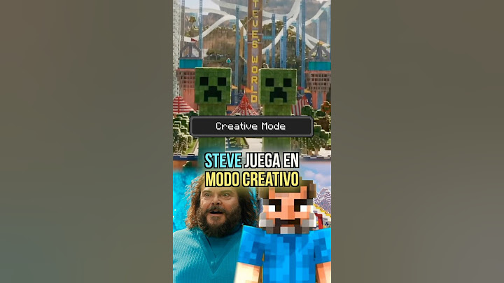 Steve juega en Modo Creativo en Minecraft La Película #minecraft #minecraftshorts