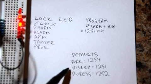 The New LS7222 Based Combination Lock Module With Membrane Keypad (16-Digit Matrix)