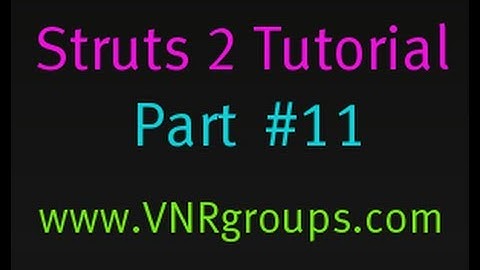 Struts 2 Tutorial Part 11 - Login Action