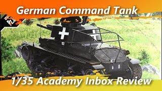 German Command Tank Academy 1/35  Inbox Review