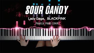 Lady Gaga feat. BLACKPINK - Sour Candy | Piano Cover by Pianella Piano [Piano Beat] видео