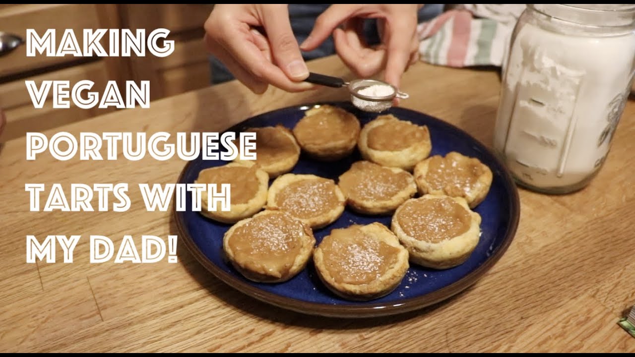 Making Vegan Portuguese Tarts with my Dad! YouTube