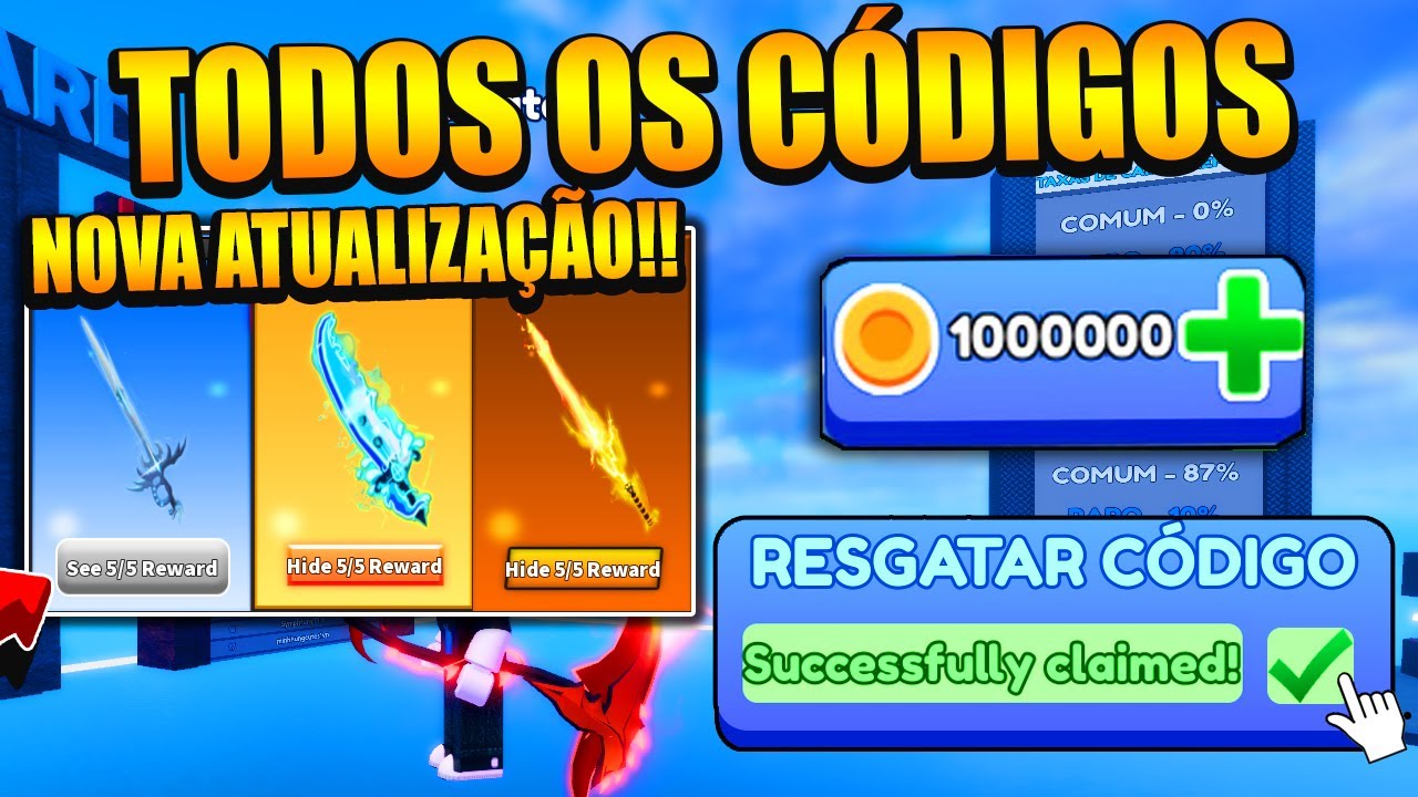 TODOS OS NOVOS CÓDIGOS de WINS +SWORDS no BLADE BALL! ROBLOX BLADE BALL  CODES! 