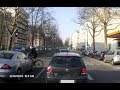 Unachtsamer Radfahrer im Berliner Straßenverkehr