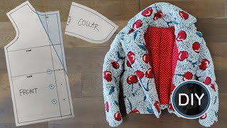 Beginner: How to Draft a Notched Collar and Lapel